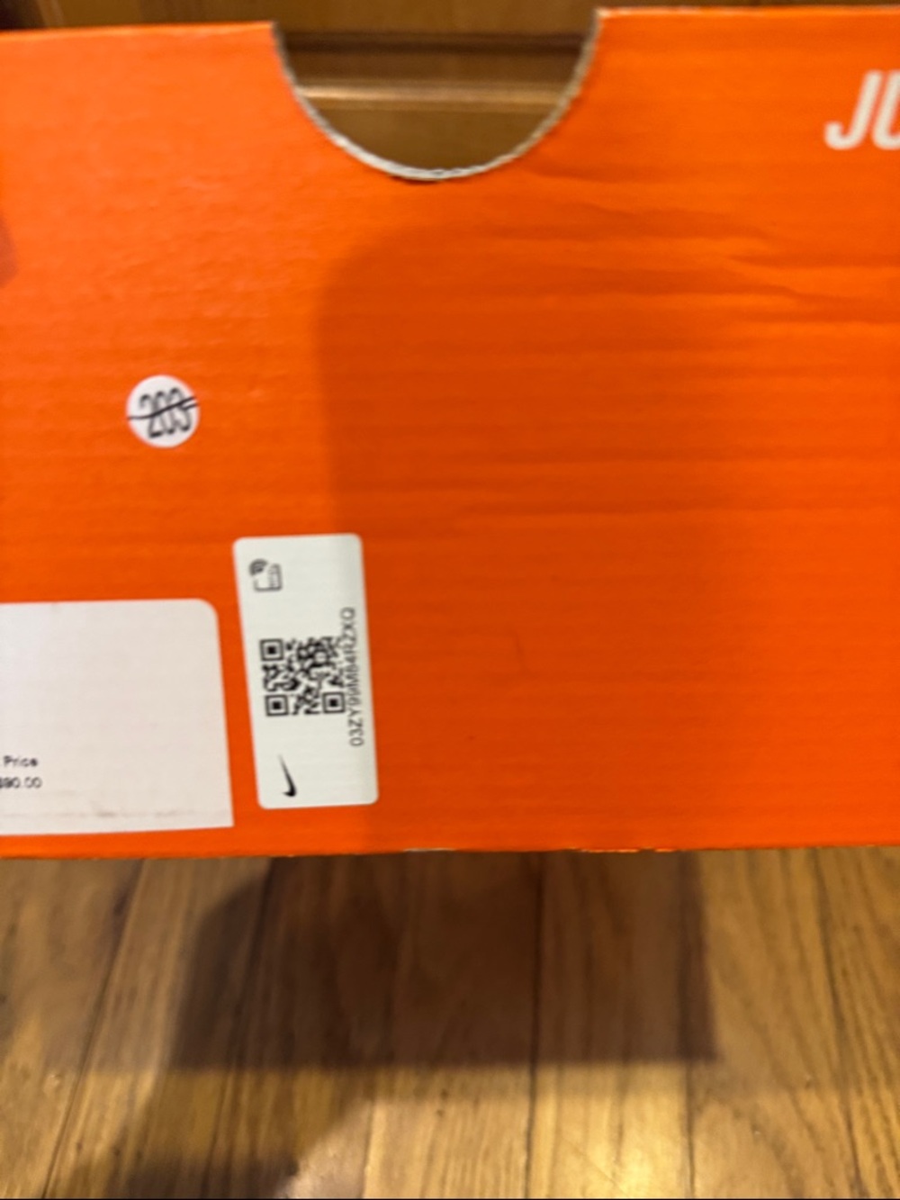 Nike Sneakers - Light Gray with Brown Swoosh - Picture 3 of 5